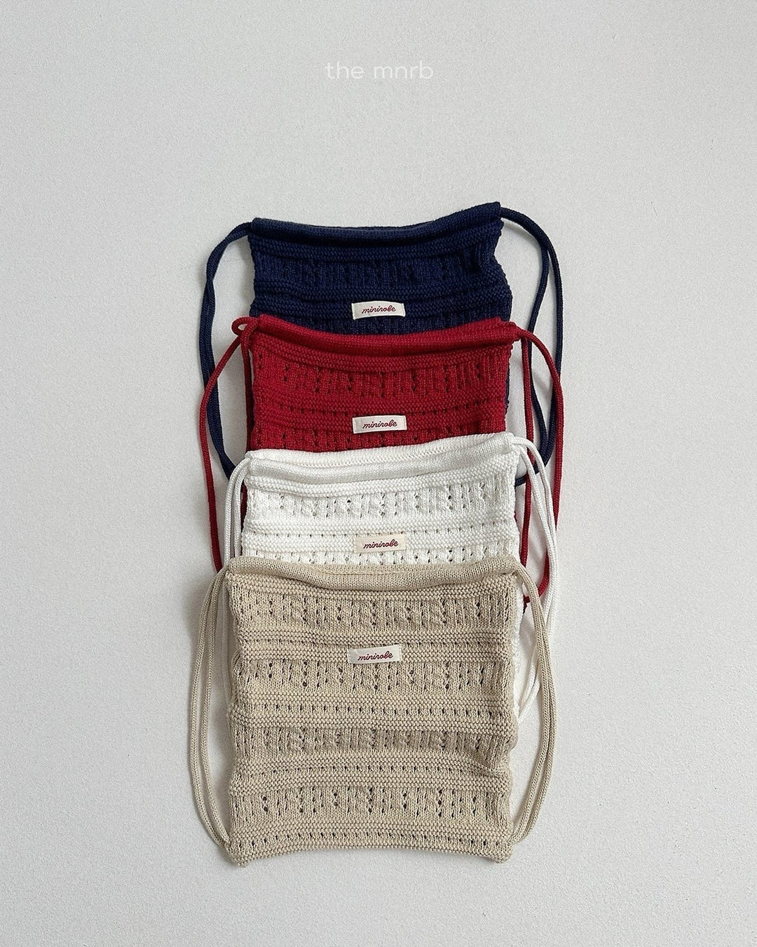 [minirobe]Crochet knit bag