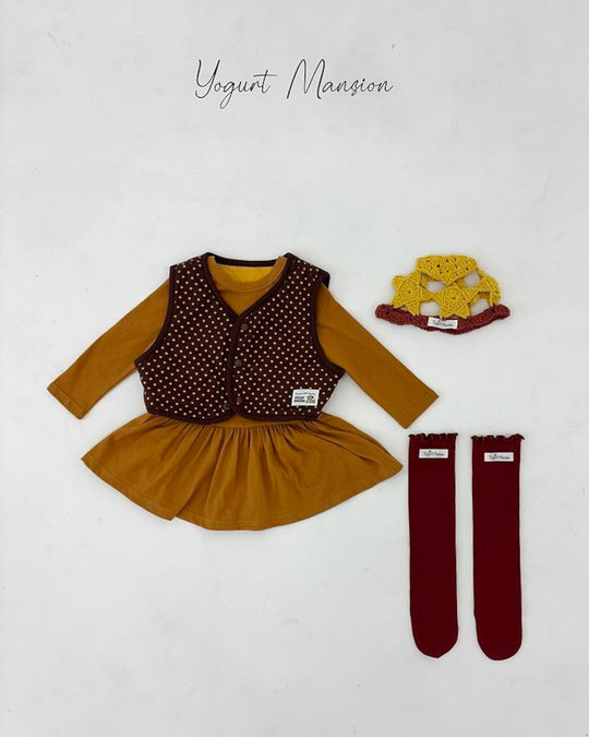 [yogurt mansion]caramel vest