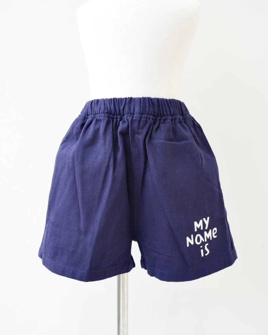 MYNAMEツイルショートパンツ