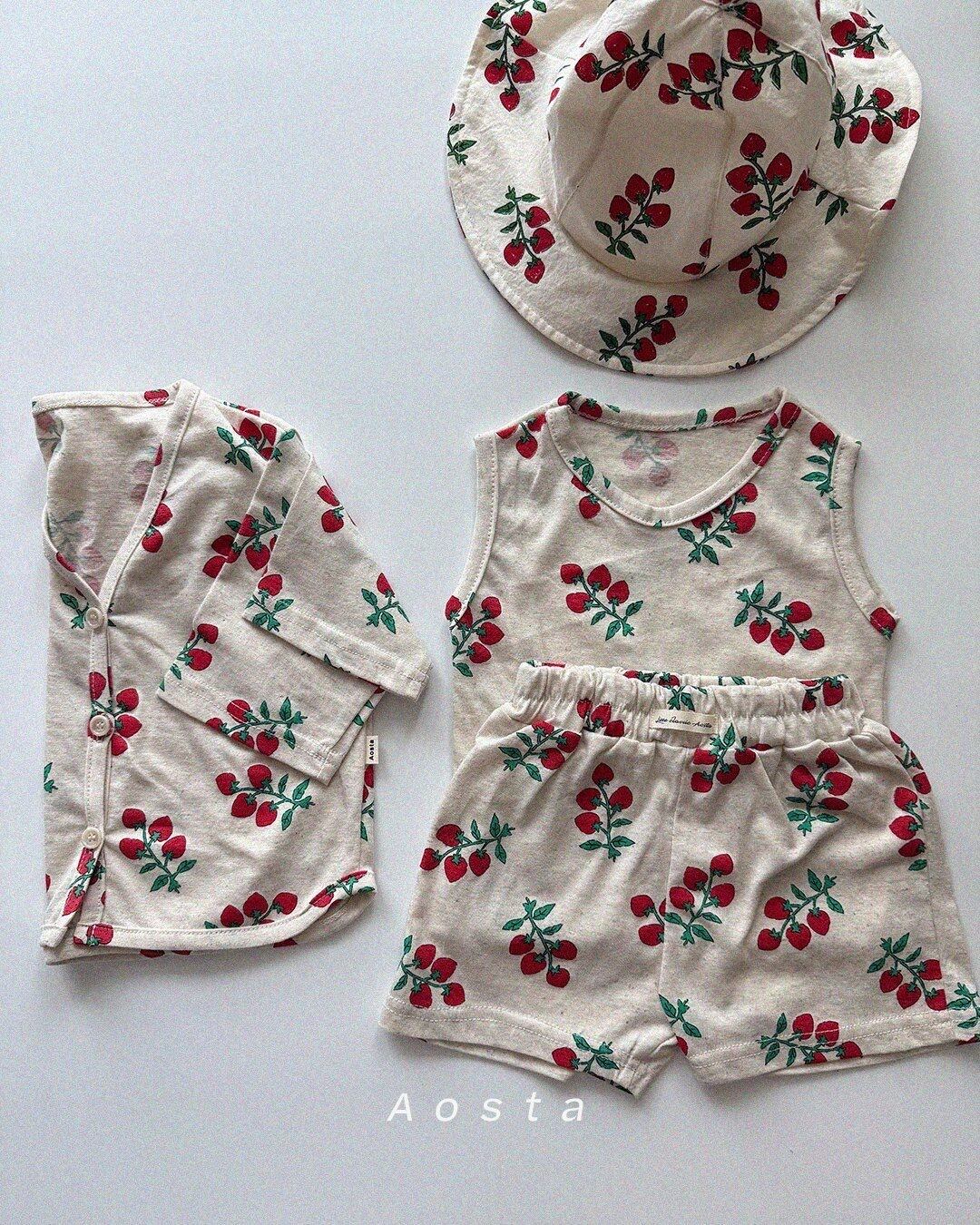 [aosta]linen sleeveless T