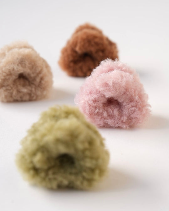 さんかくボアクリップ