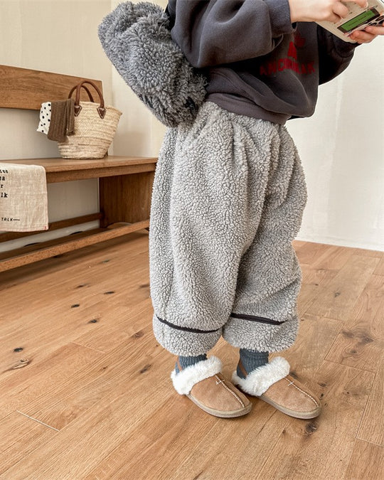 裏起毛ラインボアパンツ