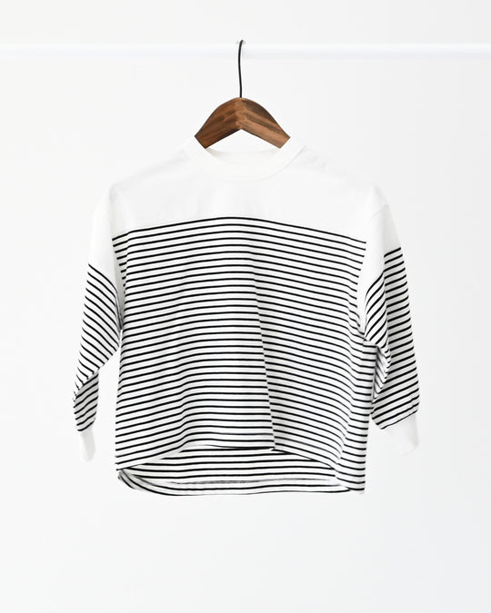 [FOV]ボーダー切り替えL/S Tシャツ615405