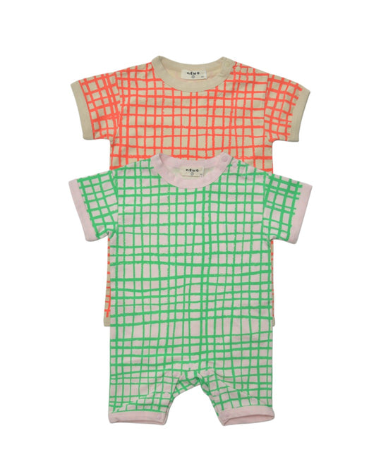 チェック柄GOMAロンパースND3126361