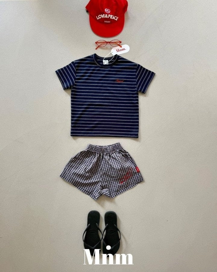 [MINIMAL]check trunk pants