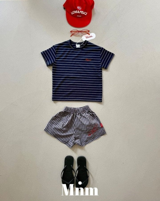 [MINIMAL]check trunk pants