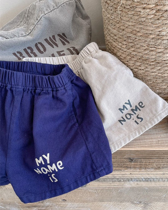 MYNAMEツイルショートパンツ