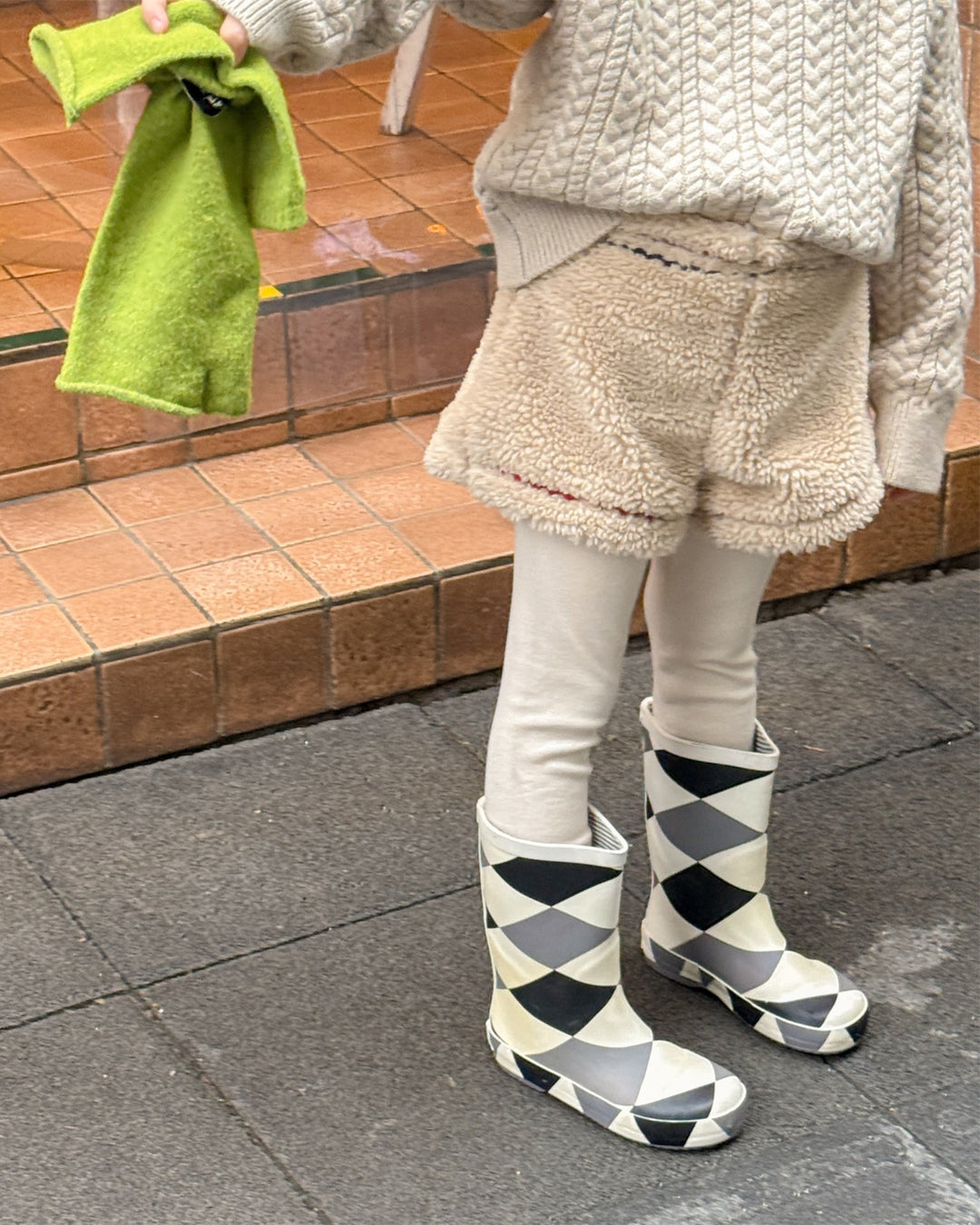 ウェービーボアショートパンツ