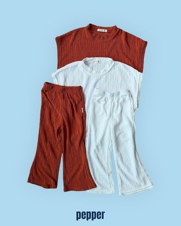[pepper]pleated bootcut pants