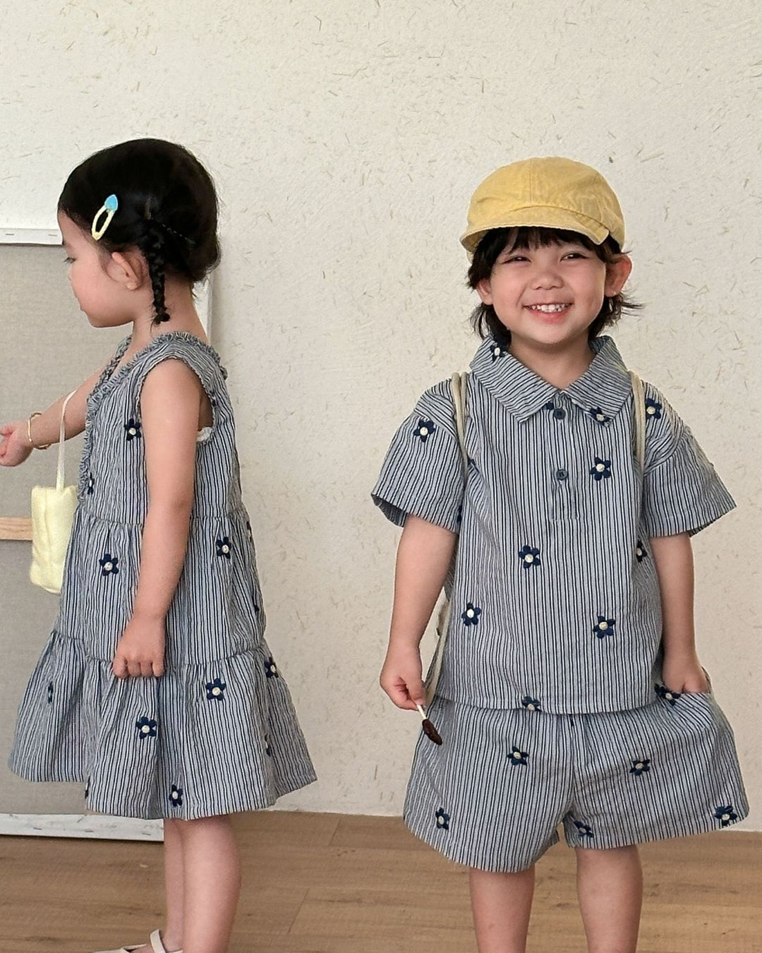 フラワーストライプセットアップ.