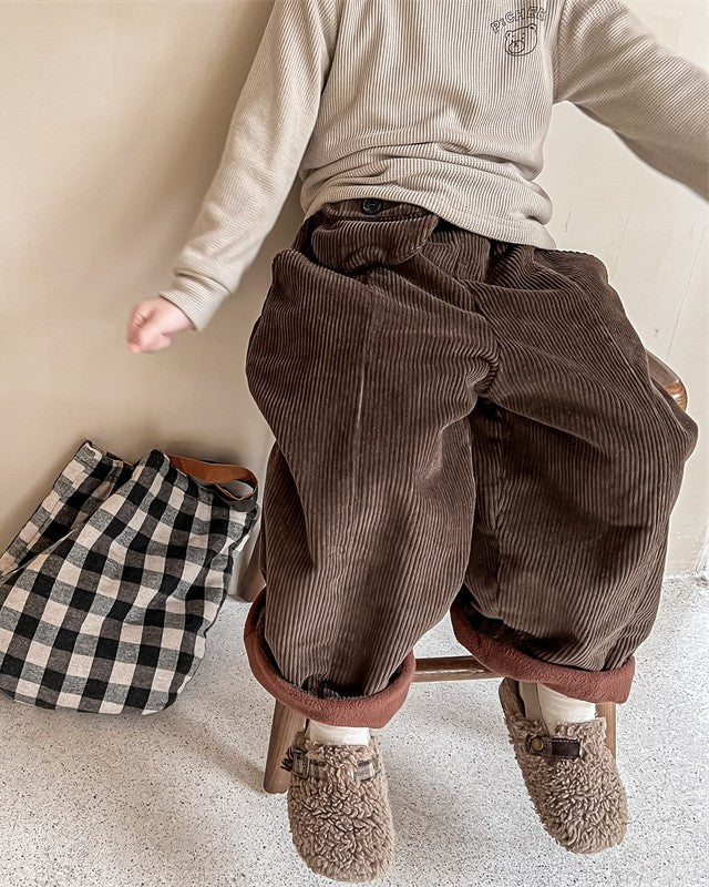 ウエストポケットコーデュロイパンツ