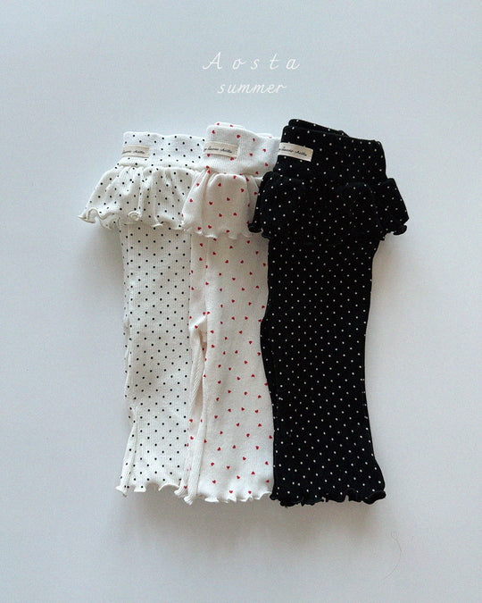 [aosta]kiki frill pants