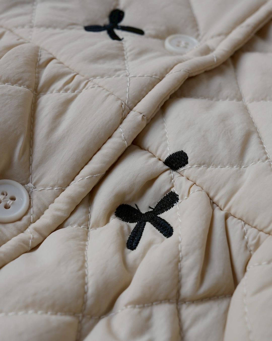 リボンキルティングジャケット