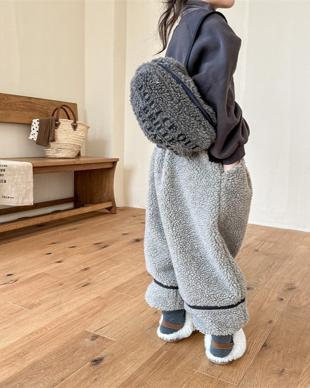 裏起毛ラインボアパンツ