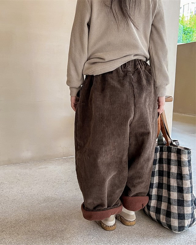 ウエストポケットコーデュロイパンツ