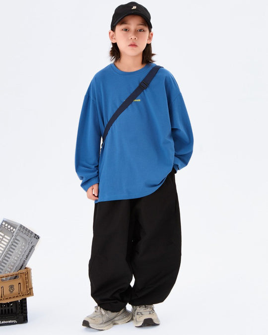 コットンルーズテーパードパンツ