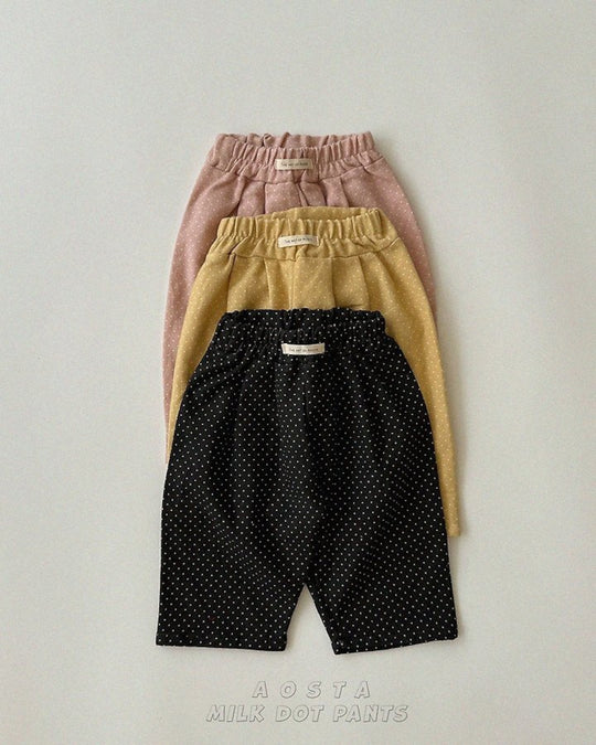 [AOSTA]Milk Dot Pants