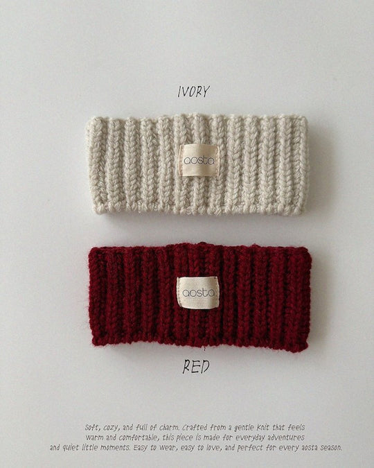 [AOSTA]Knit Cookie Headband