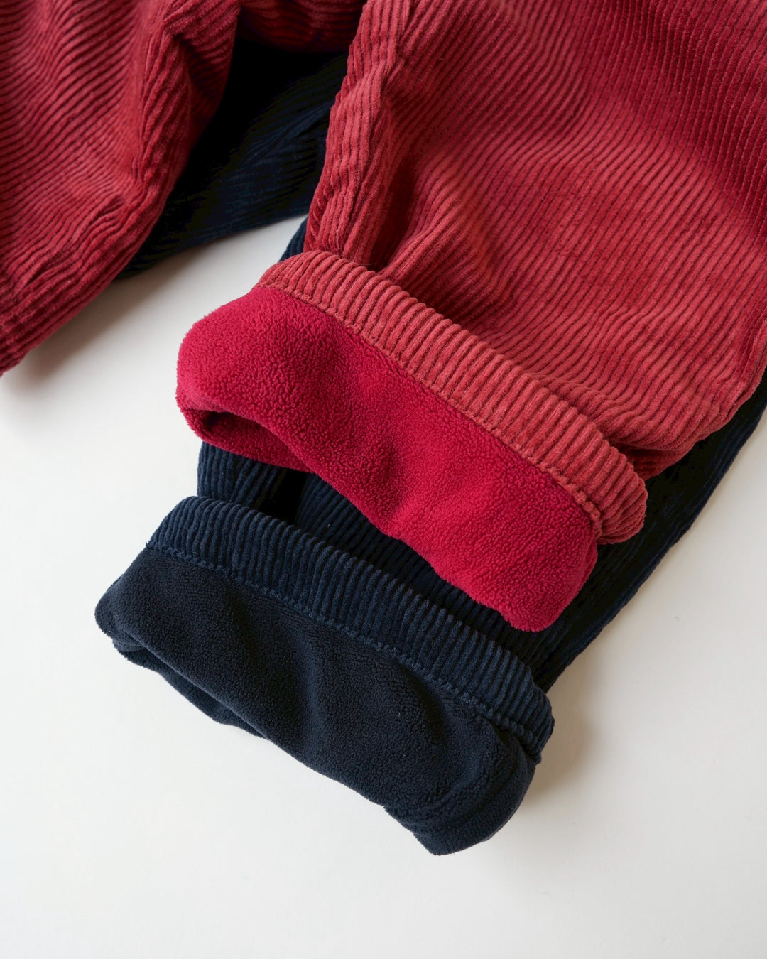 ステッチコーデュロイ裏起毛パンツ