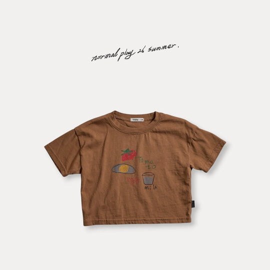 [NORMAL PLAY]egg short sleeve T
