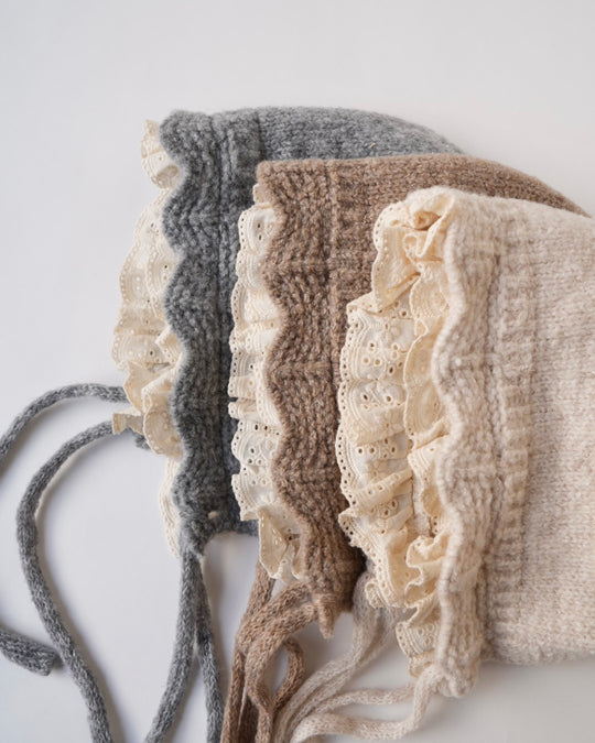 フリルニットボンネ