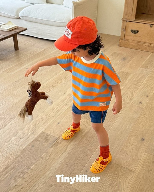 [TinyHiker]willy border striped T