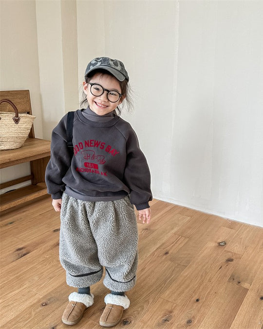 裏起毛ラインボアパンツ