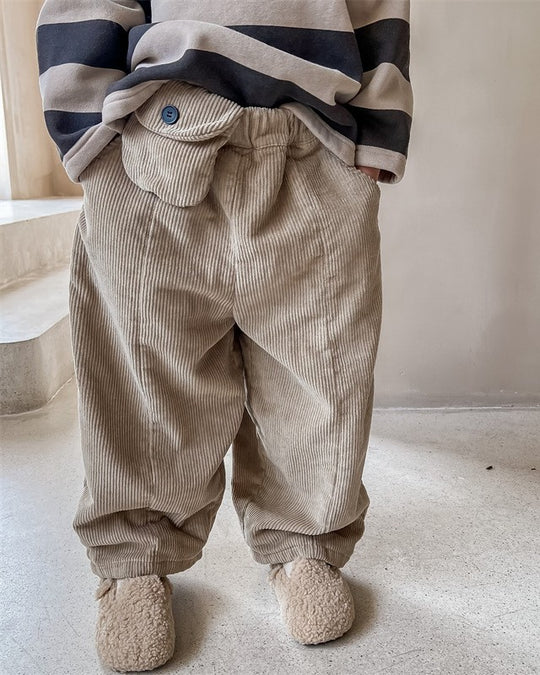ウエストポケットコーデュロイパンツ