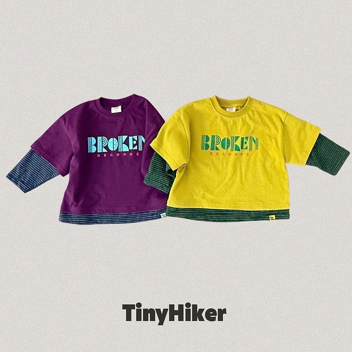 [TinyHiker]レコードレイヤードT
