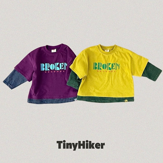 [TinyHiker]レコードレイヤードT