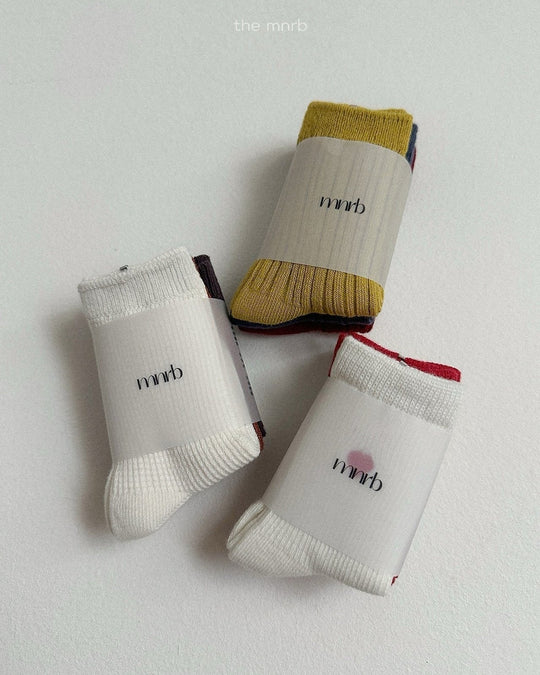 [minirobe]Heart Logo Socks 3Set