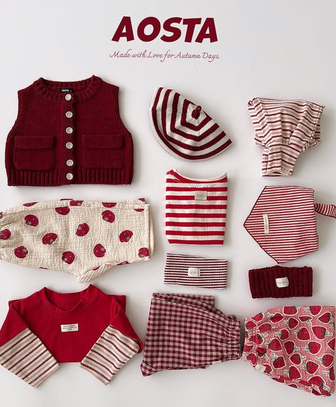 [AOSTA]Strawberry Pants
