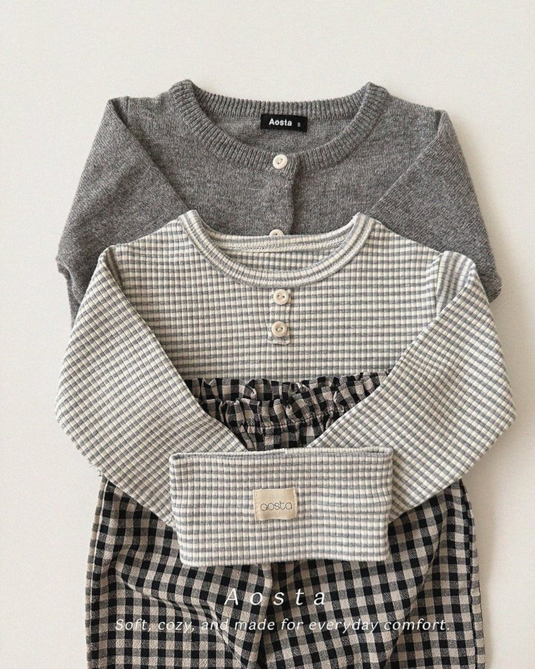 [AOSTA]Knit Cashmere Cardigan