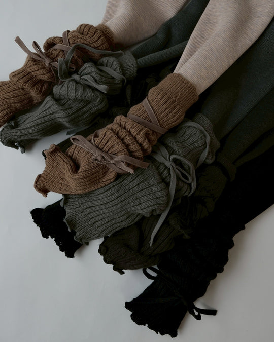 レッグウォーマー付裏起毛レギンス