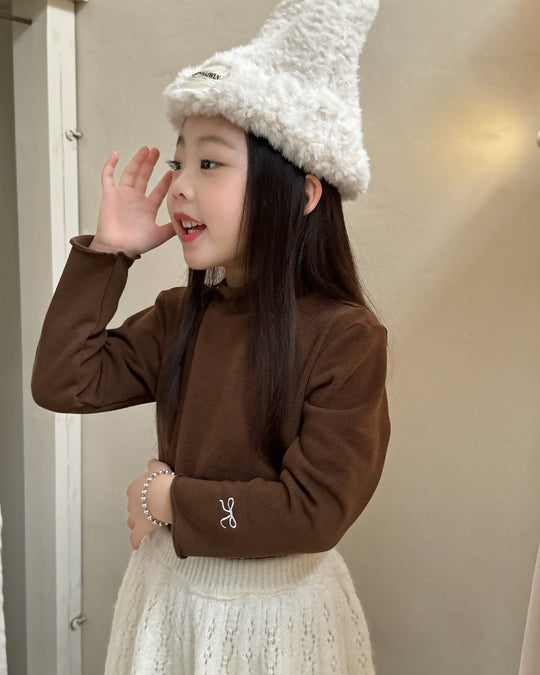 リボンステッチスムースメロウトップス