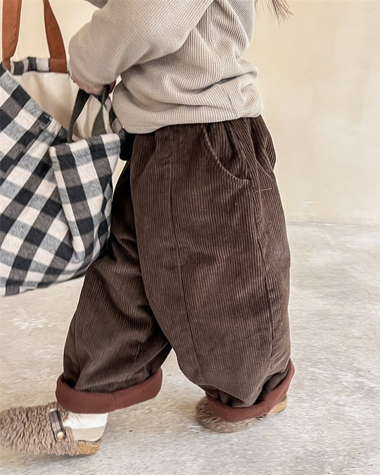 ウエストポケットコーデュロイパンツ