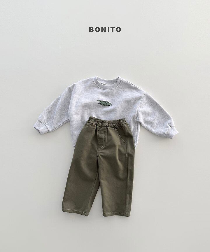 [BONITO]ステッチコットンパンツ