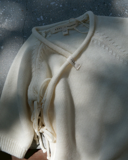 Merino Knit Baby Kimono Overall Suit［SUSUKOSHI］