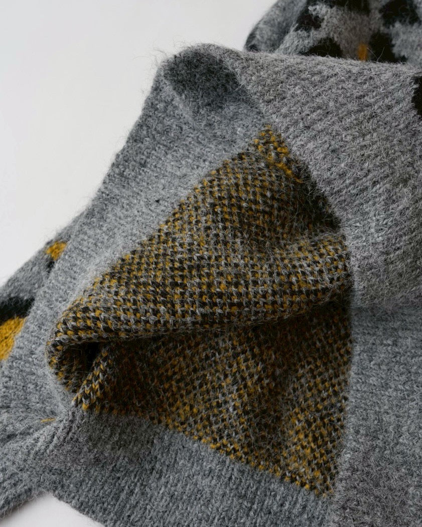 レオパードニットカーディガン