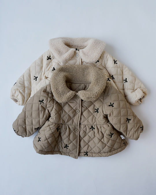 リボンキルティングジャケット