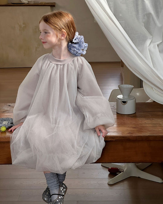 ラメチュールバルーンワンピース