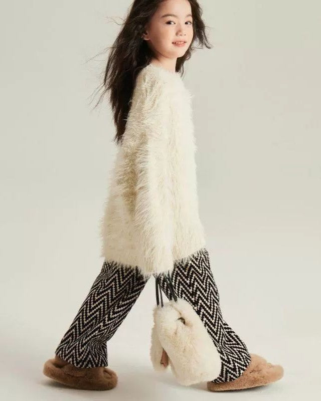 ジオメトリックソフトコーデュロイパンツ