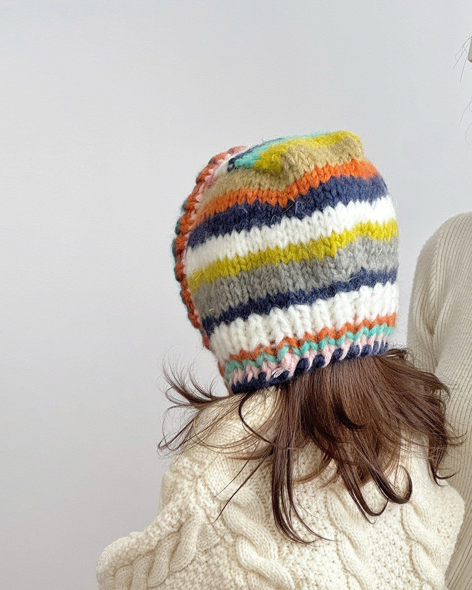 マルチボーダーニットボンネ