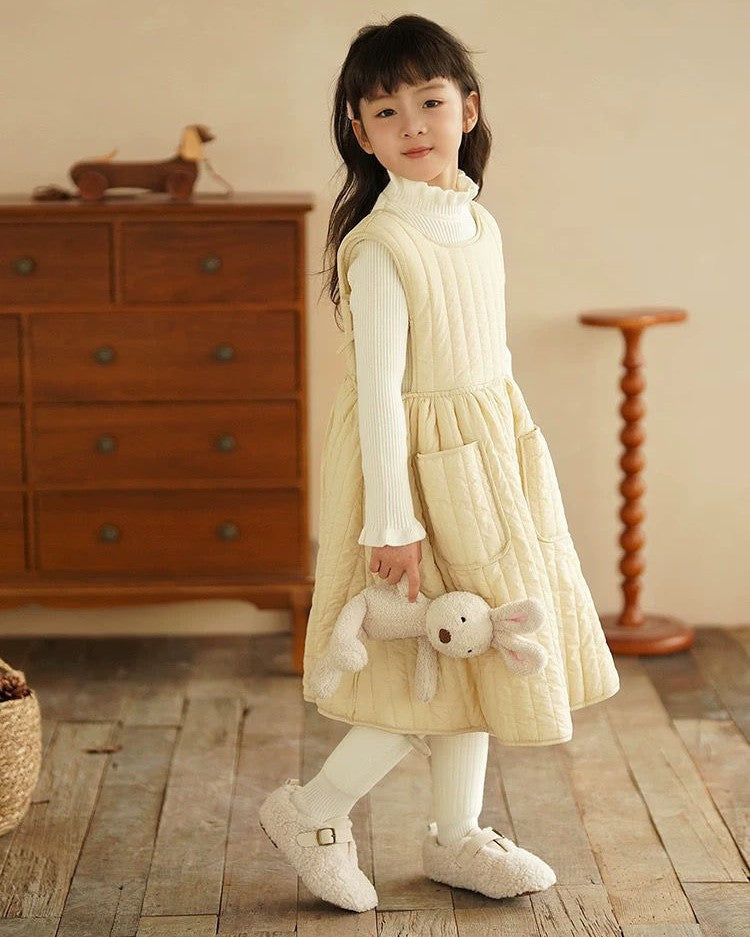 キルティングN/Sワンピース