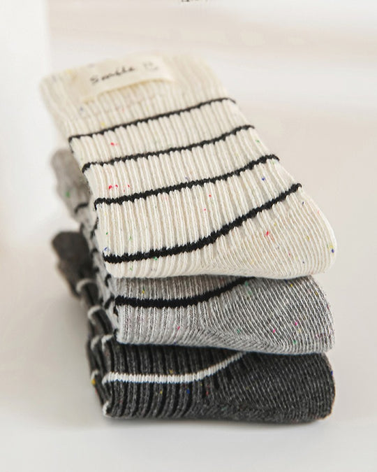 BABYネップボーダーソックス