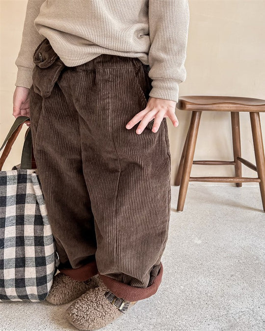 ウエストポケットコーデュロイパンツ