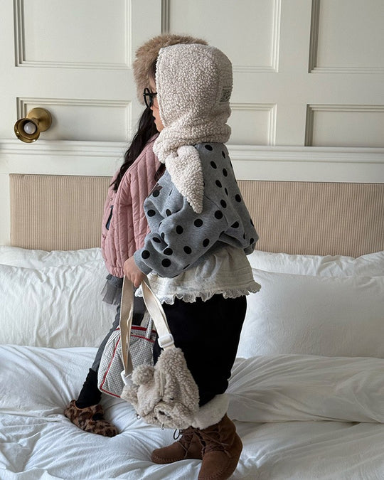 ドットロゴ裏起毛スウェット