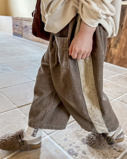 サイドラインコーデュロイパンツ