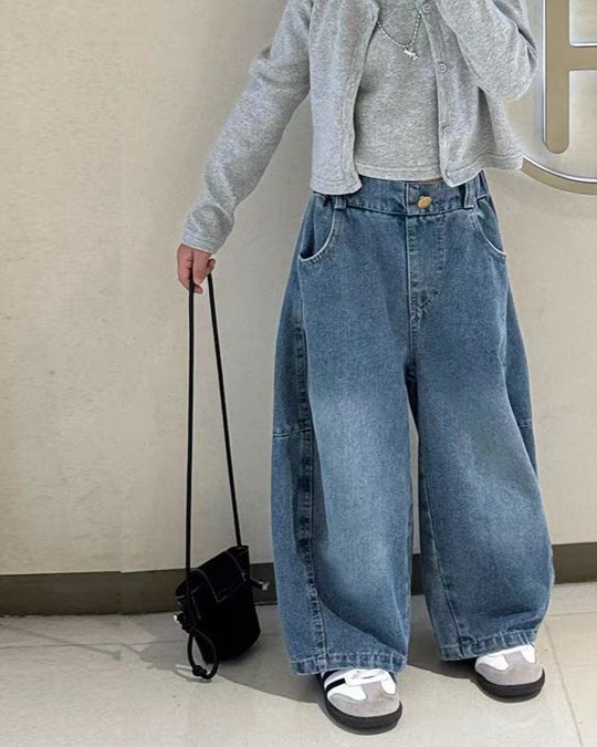 ボールデニムパンツ.
