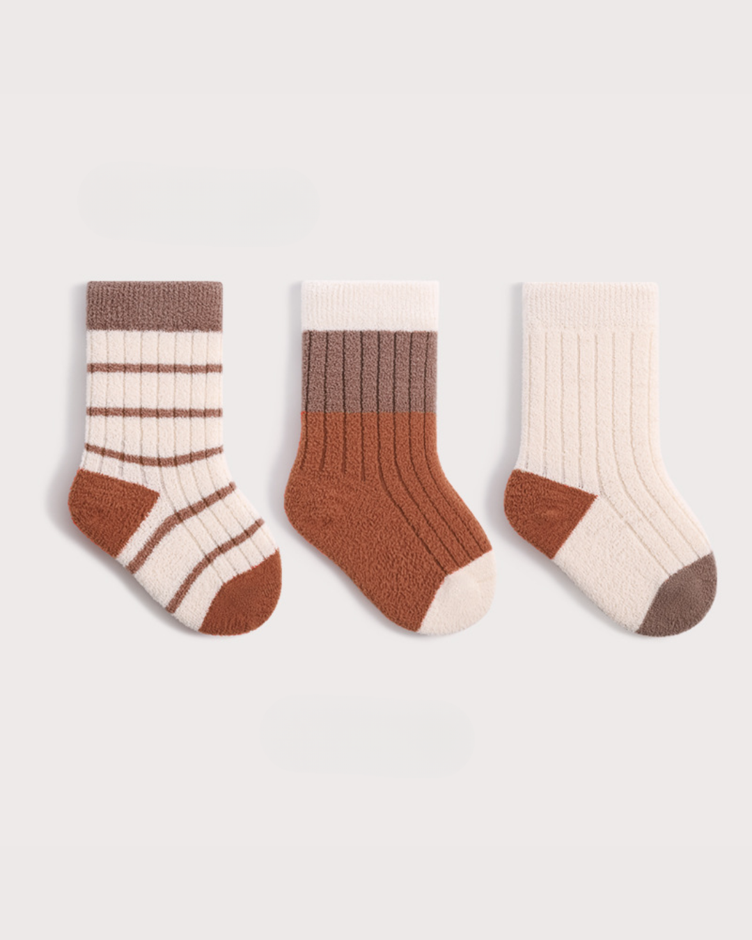 BABYふわふわソックス3足セット
